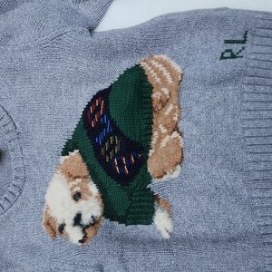 Size 3T - Dog Sweater - Polo Ralph Lauren